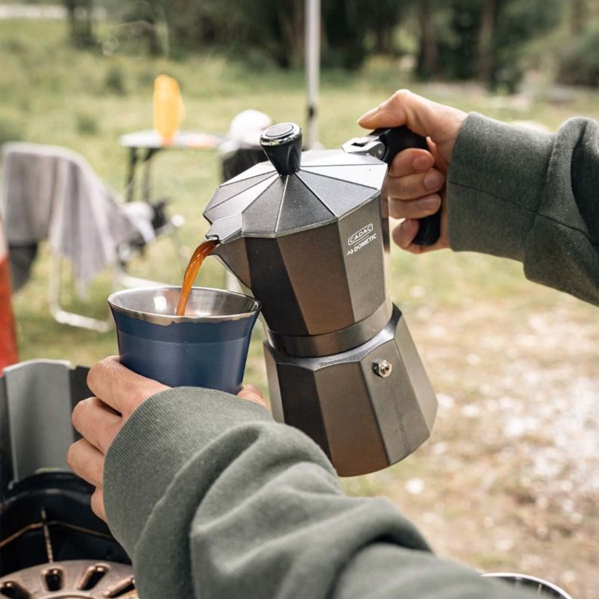 Cadac Dometic_Machine à café Percolateur Moka 9tasses