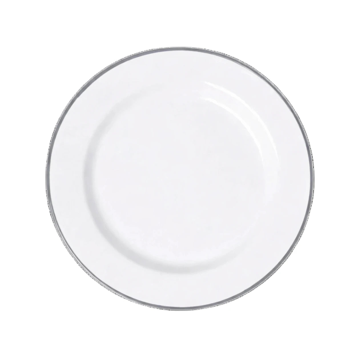 Falcon Enamelware_Assiette émail-Gris