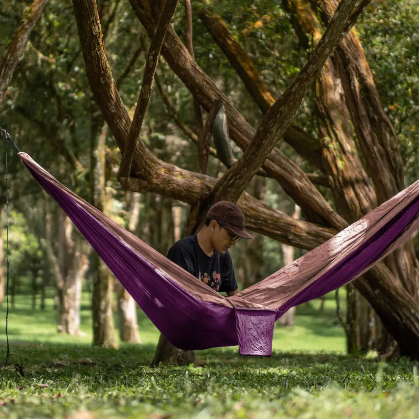 Casambu hamac original ticket to the moon plum-peach