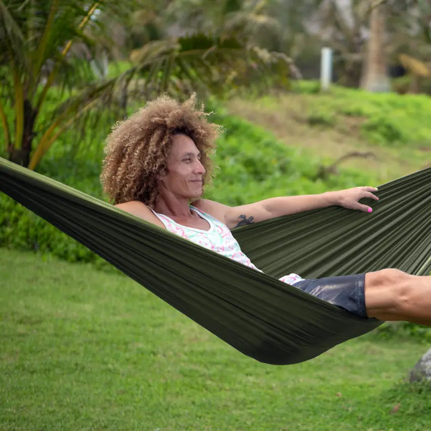 Casambu hamac original ticket to the moon vert armee-vert pomme