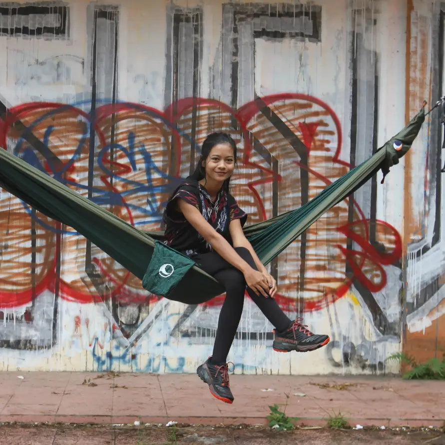 Casambu hamac original ticket to the moon vert foret-vert armee