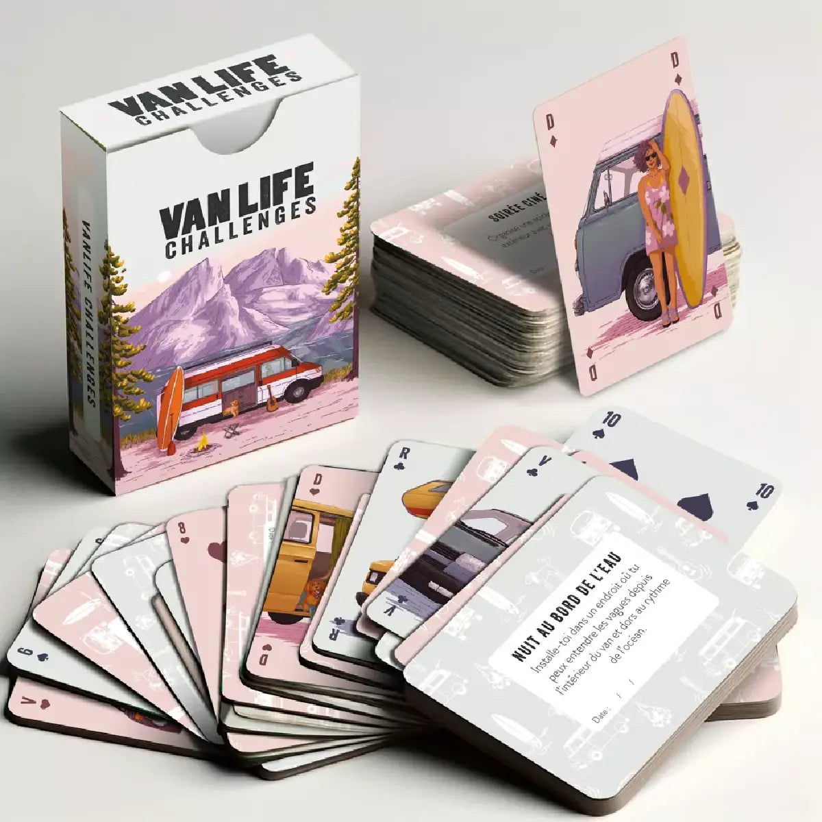 Aventura Editions - Jeu de cartes Vanlife Challenge