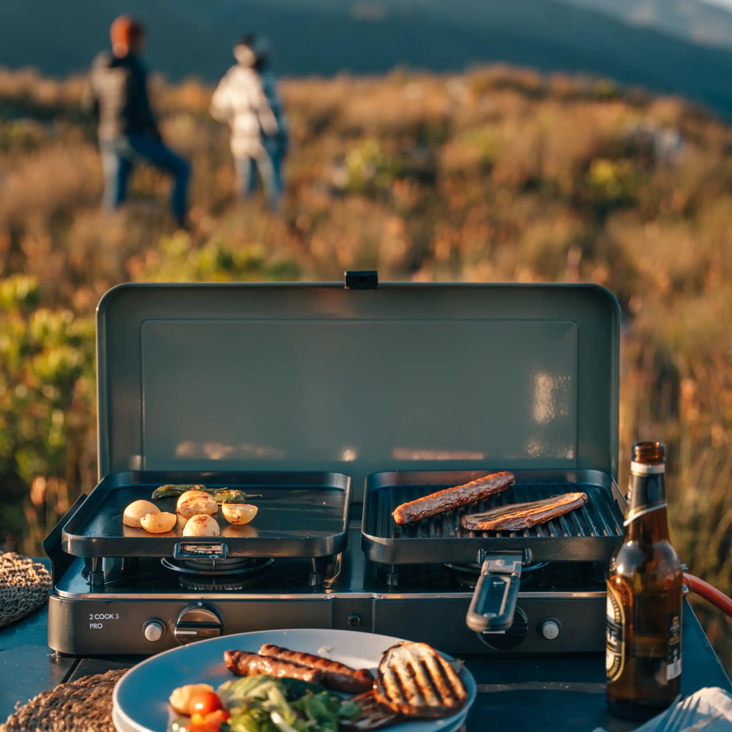 Casambu Cadac Réchaud 2 Cook 3 Pro Deluxe en situation