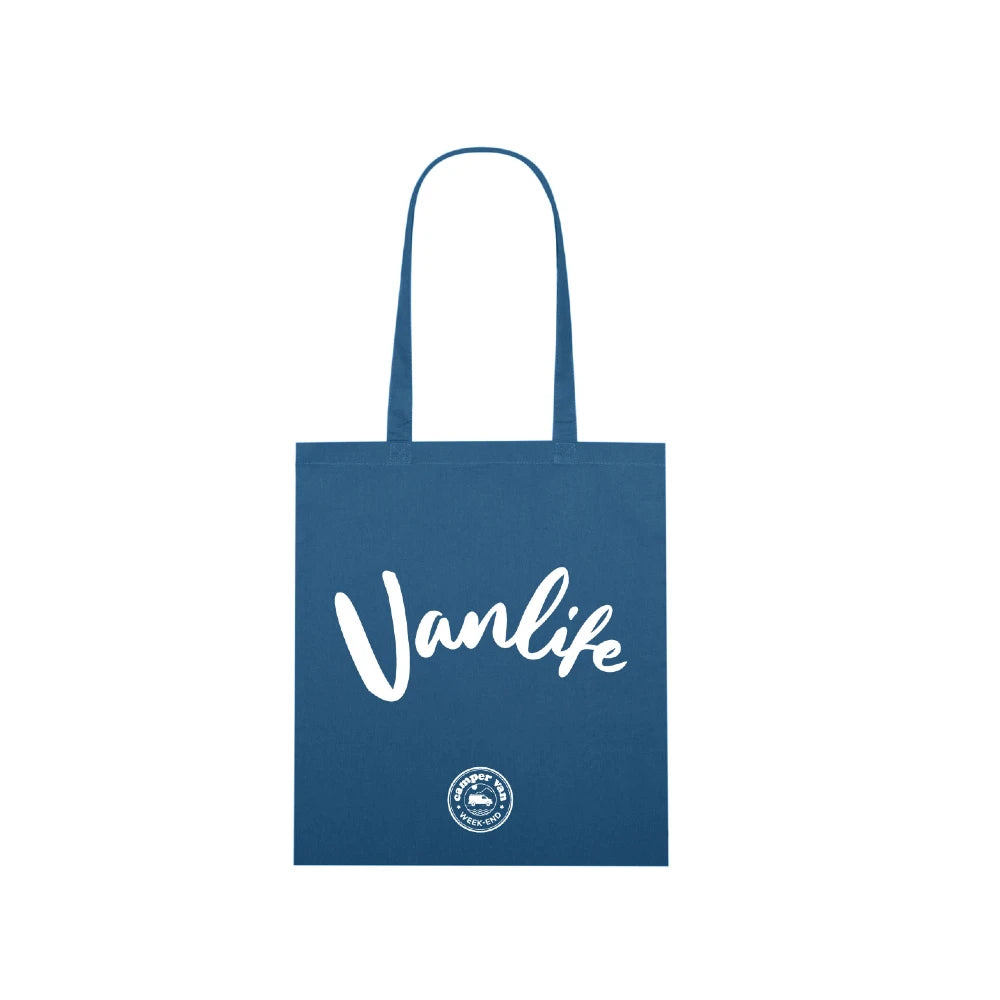 ToteBag Camper Van Week-end Bleu Indigo