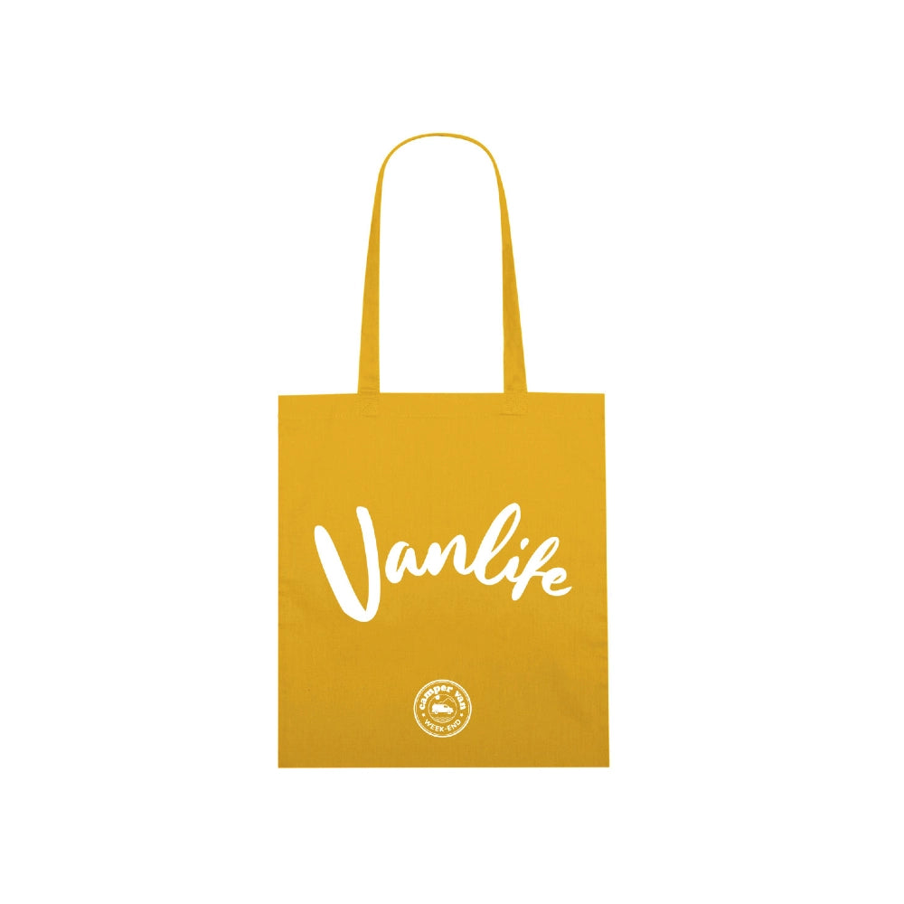 ToteBag Camper Van Week-end Jaune