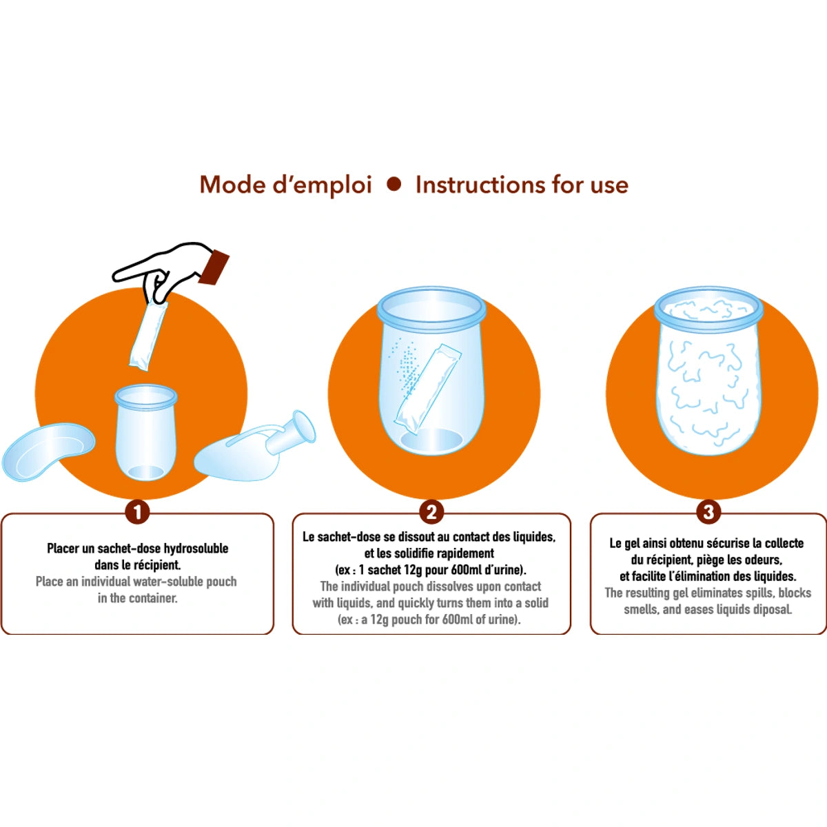 Cleanis_Gel Max_Poudre hydrosoluble_Mode d'emploi