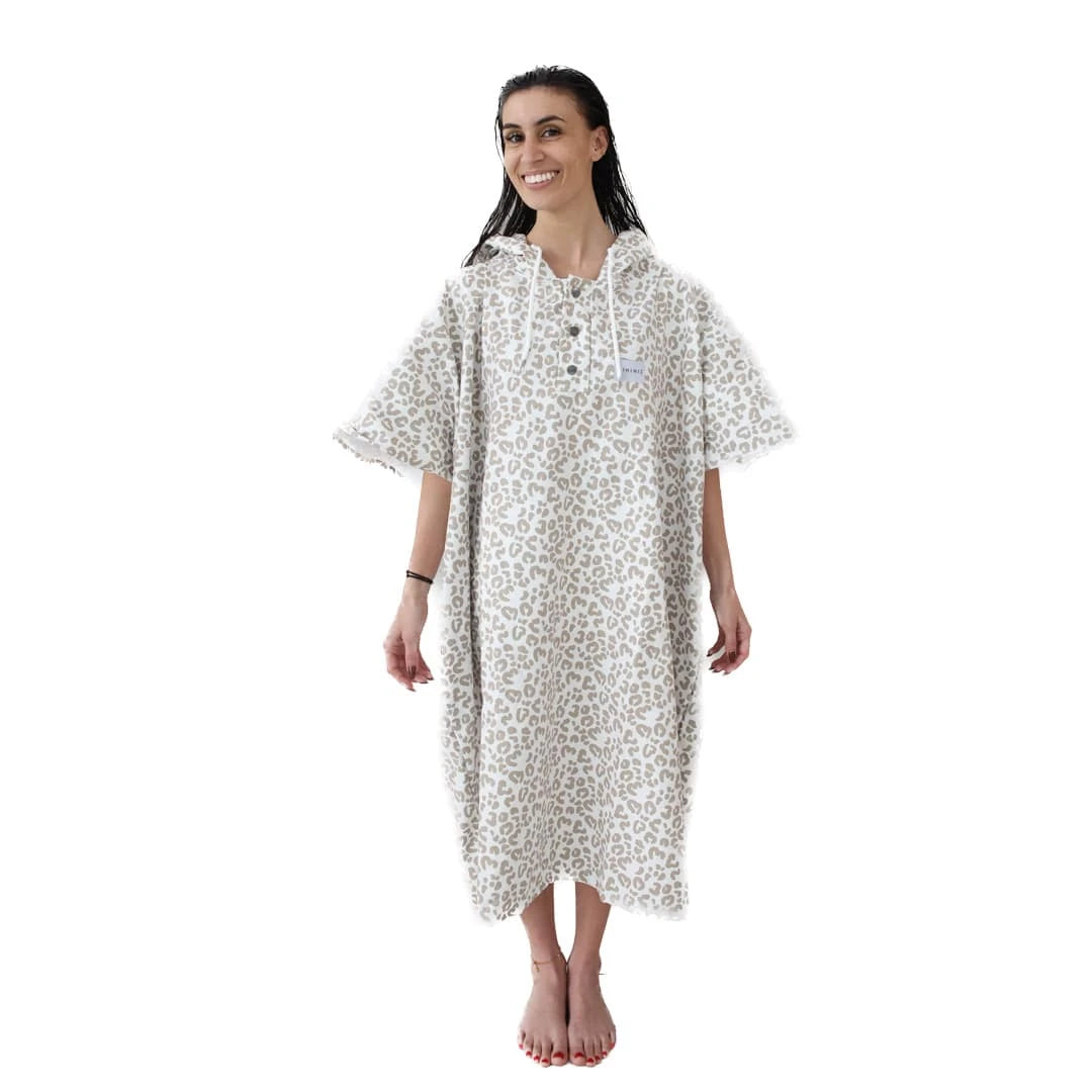 Poncho micro fibre adulte-Leo Sable-MINIMIZ