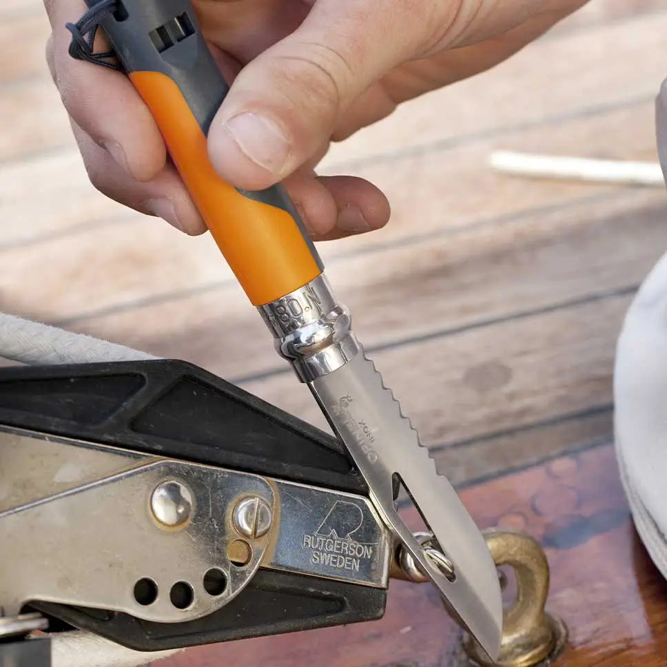 Couteau multifonctions-N°08 Outdoor-orange et gris-OPINEL_3