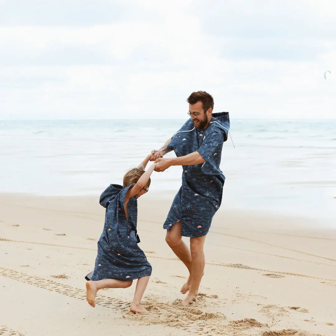 Poncho micro fibre enfant avec poche-Tahiti-MINIMIZ_3