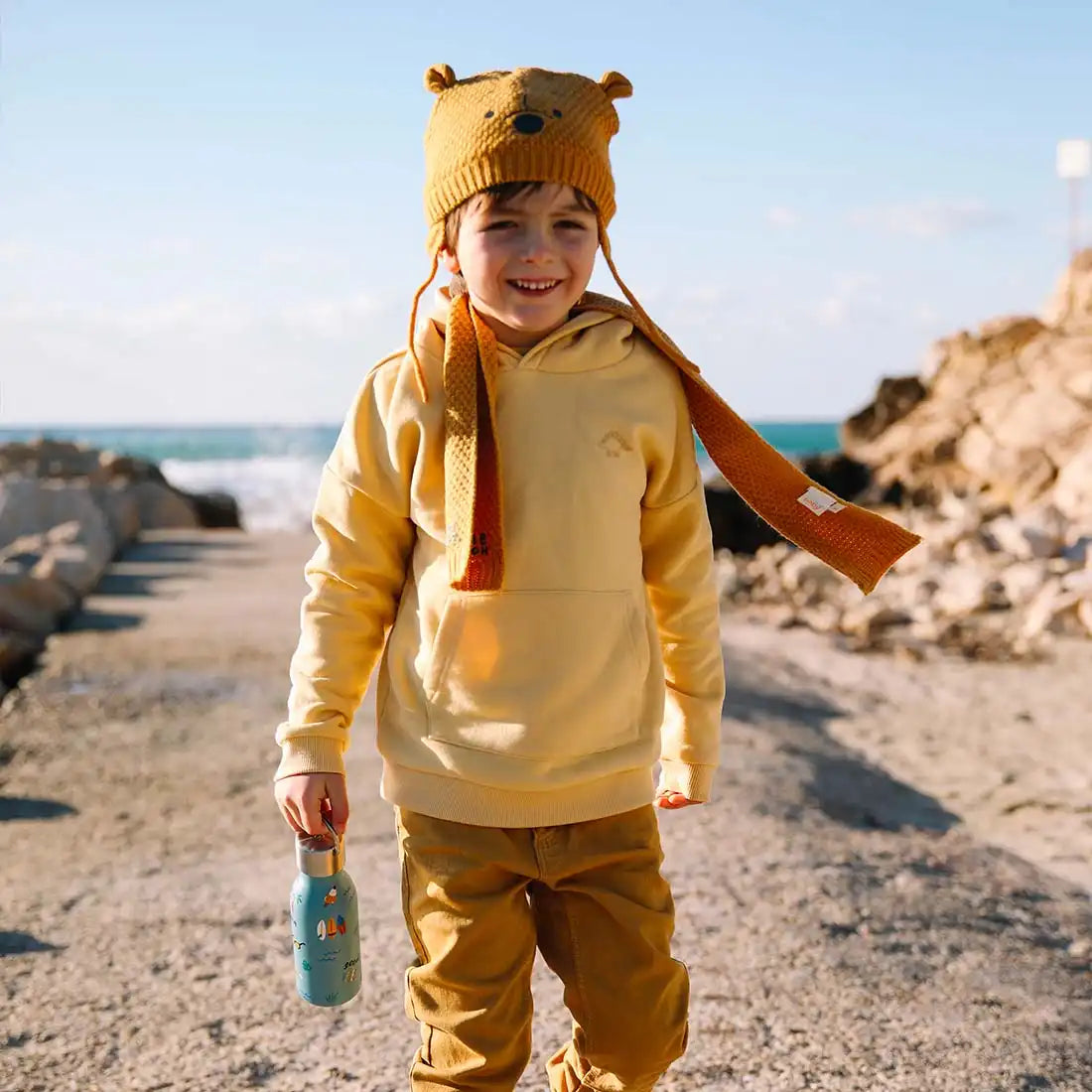 Gourde isotherme-Kids Honolulu-inox-35cl-bleu-QWETCH_4