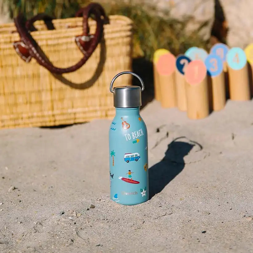 Gourde isotherme-Kids Honolulu-inox-35cl-bleu-QWETCH_3