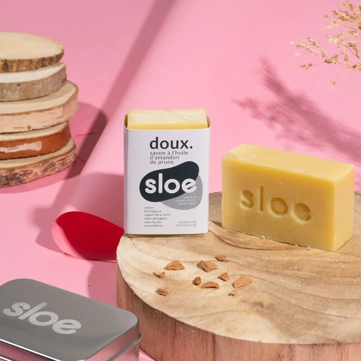 Savon naturel-boîte savon-100g-amandon de prune-SLOE_2
