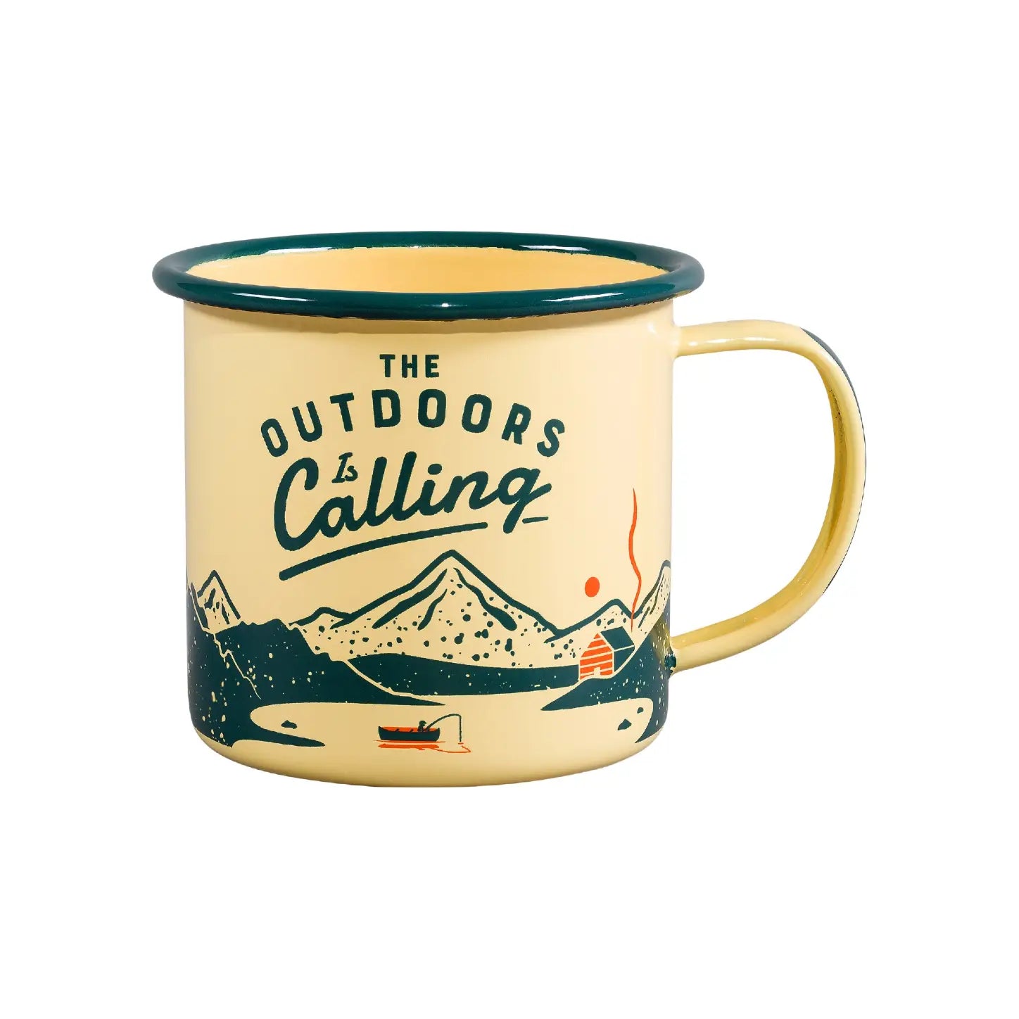 Tasse émaillée-mug-32,5cl-The Outdoors is Calling-GENTLEMEN’S HARDWARE