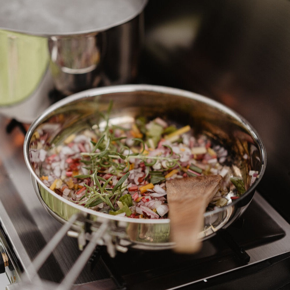 Poêle en inox-Campfire Pan-21 ou 25cm-PRIMUS_2