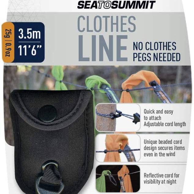 Corde à linge-Clothesline-3.5m-noir-SEA TO SUMMIT
