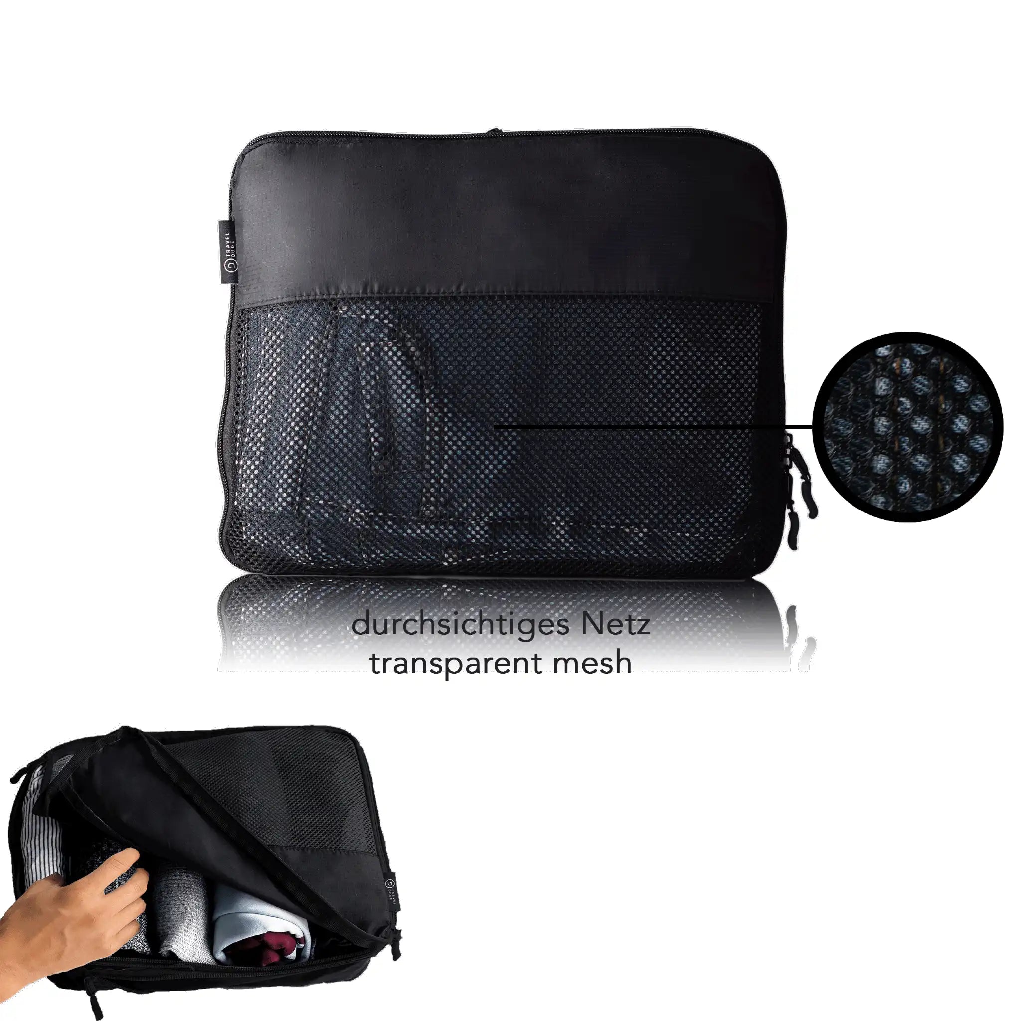 Housse de rangement et compression-set de 7-noir-TRAVEL DUDE_4