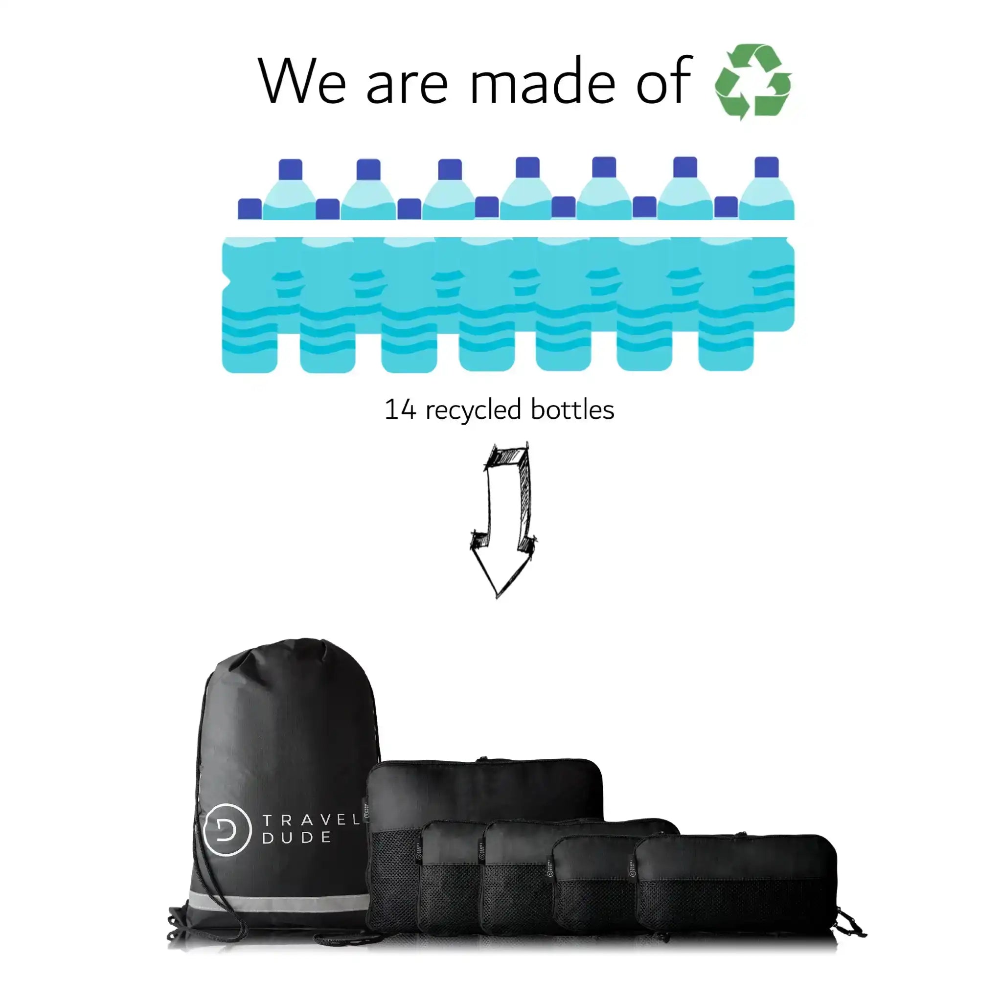 Housse de rangement et compression-set de 7-noir-TRAVEL DUDE_8