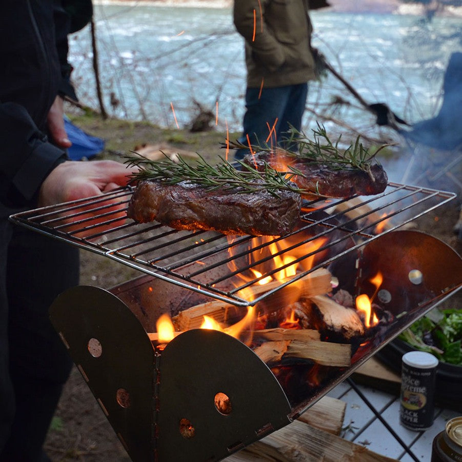 Barbecue pliable en inox-Flatpack Grill & Firepit-UCO_2