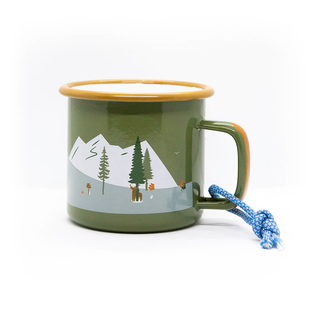 Tasse en émail-You Find Me Outdoors-25cl-ROADTYPING