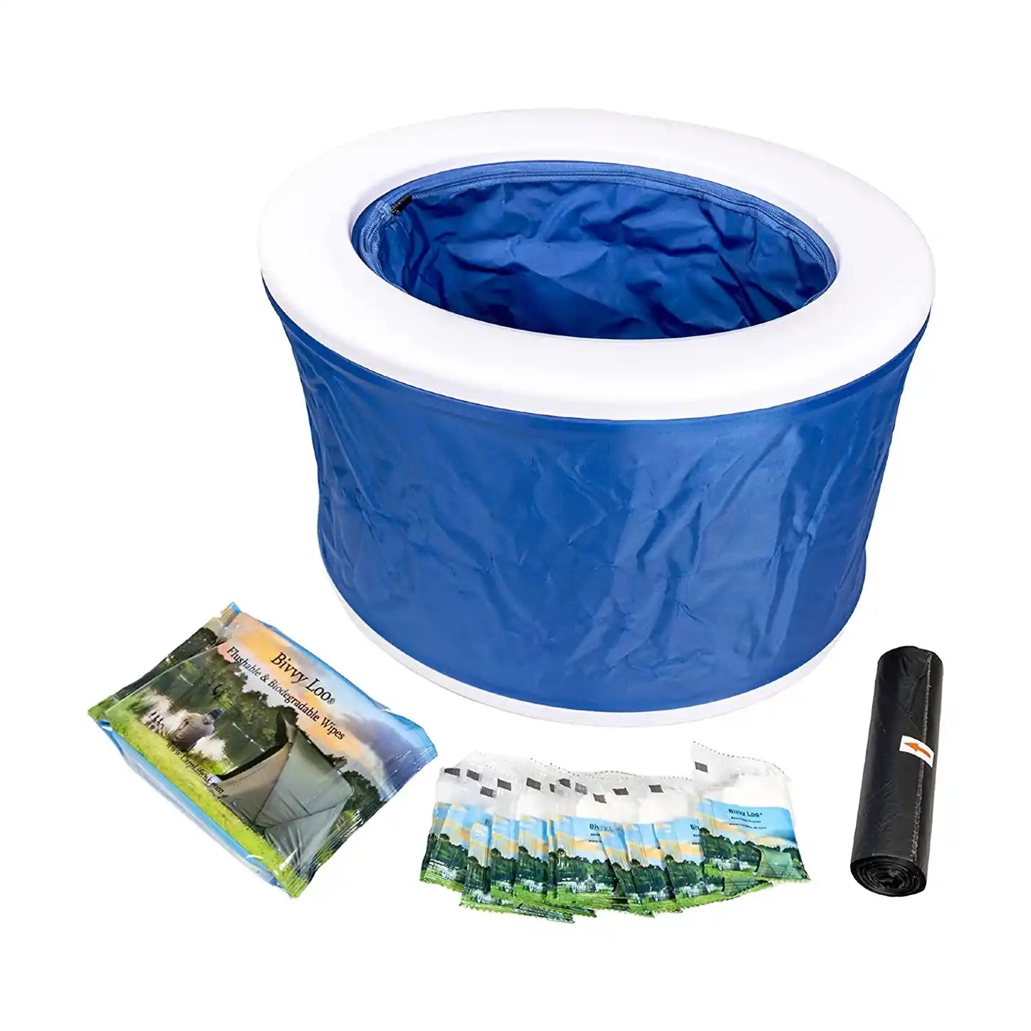 Toilettes Sèches-Pliables-Bleu-Bivvy Loo_3