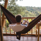 Ticket to the Moon hamac voyage compact marron