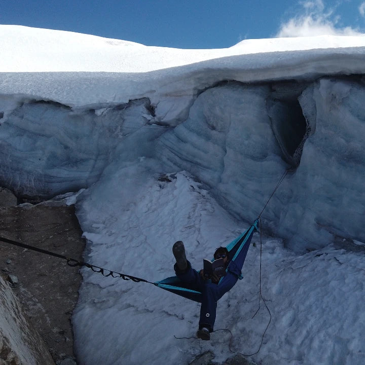 Casambu hamac original ticket to the moon bleu-turquoise