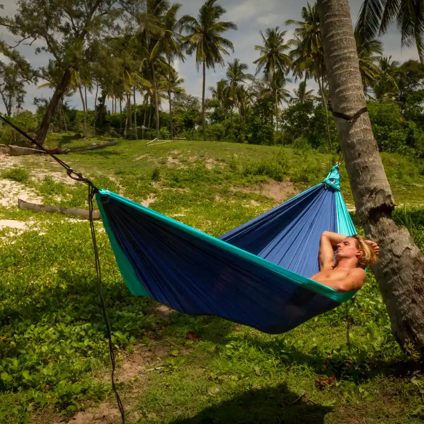 Casambu hamac original ticket to the moon bleu-turquoise