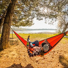 Casambu hamac original ticket to the moon orange-gris