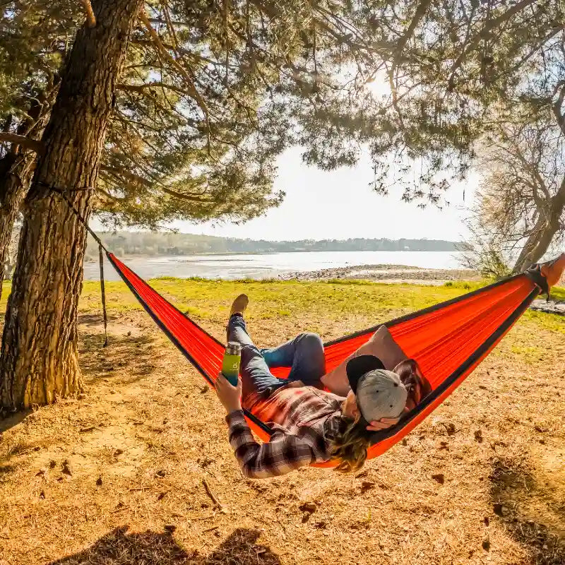 Casambu hamac original ticket to the moon orange-gris