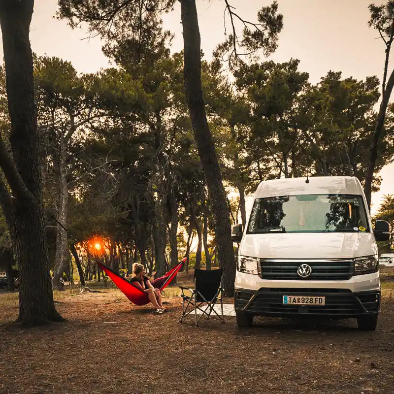 Casambu hamac original ticket to the moon orange-gris