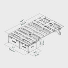 Boxio_Lit amovible_Pack Rack BED + BOX