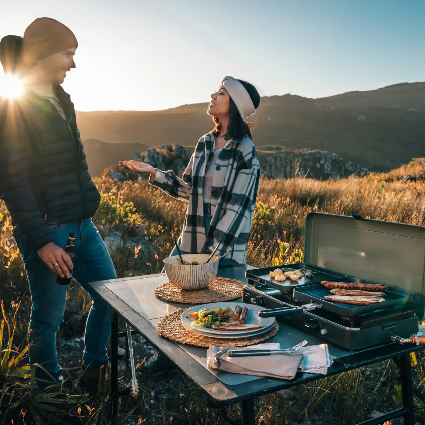 Casambu Cadac Réchaud 2 Cook 3 Pro Deluxe en situation
