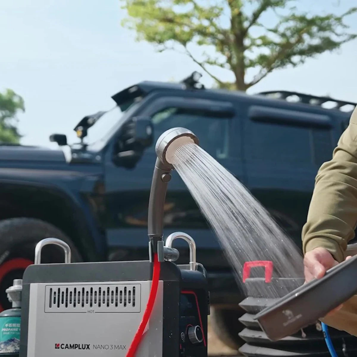 Camplux_Douche_portable_chauffante_Nano 3 MAX