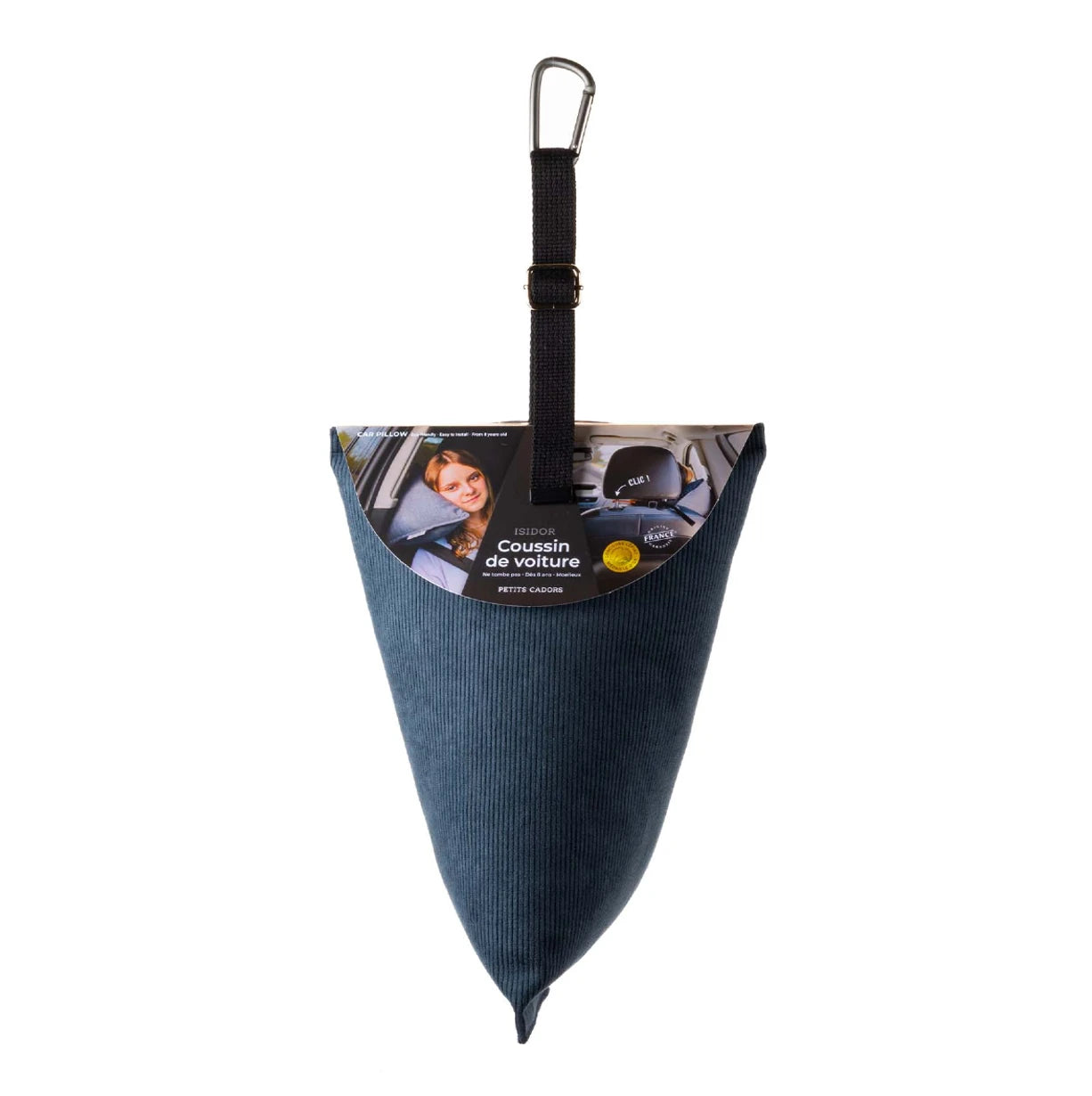Petits Cadors - Coussin de voiture Isidor - Londres Velours