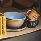 Casambu_Roadtyping_Vaisselle emaillee_Bol Assiette