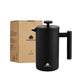 Painted stainless steel French press coffee maker - 1L