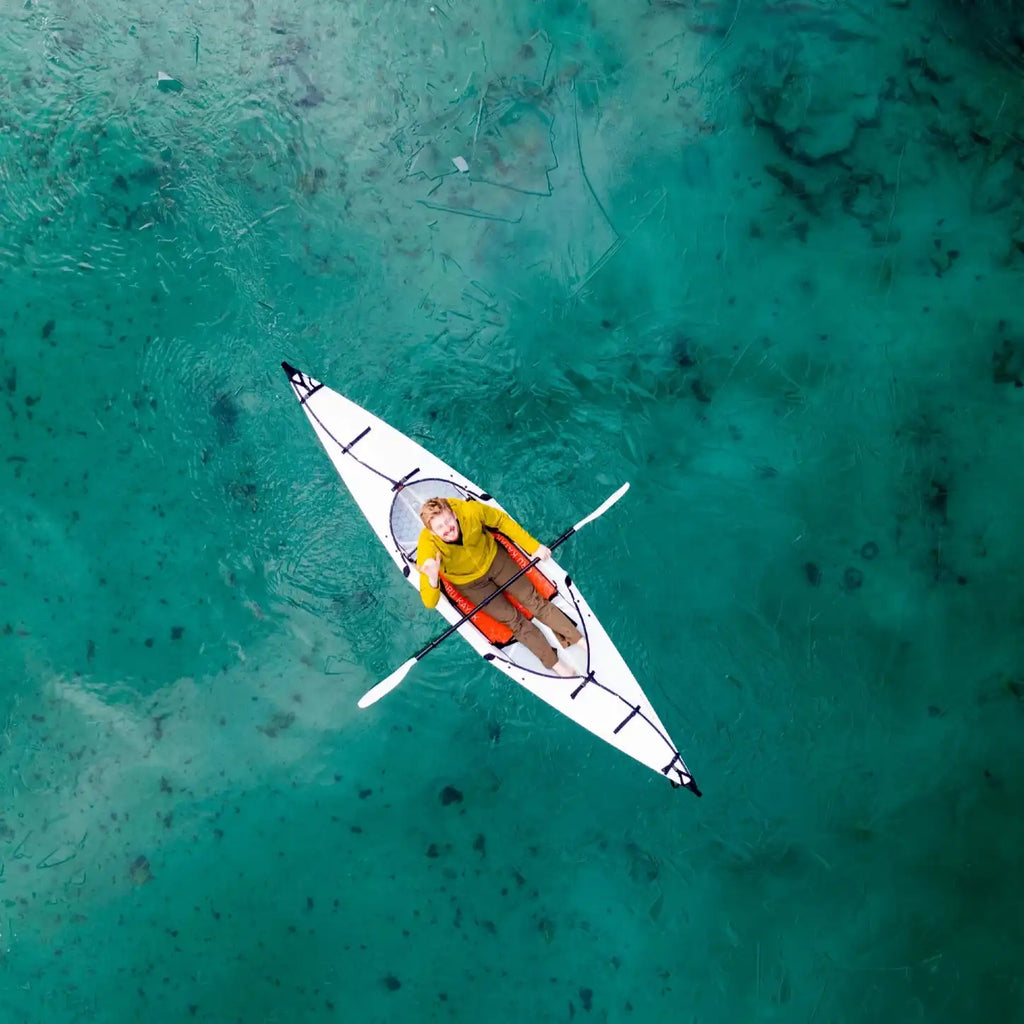 Kayak pliable-Beach LT-blanc et orange-ORU KAYAK_2