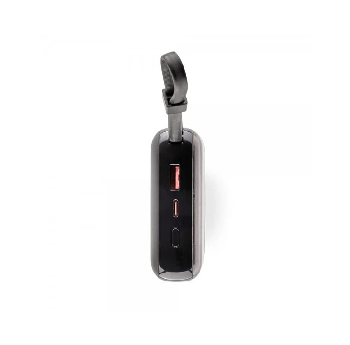 Livoo Batterie Externe Solaire 10000 MAh TEA307 - Charge 5 Appareils Avec Panneau Solaire Intégré