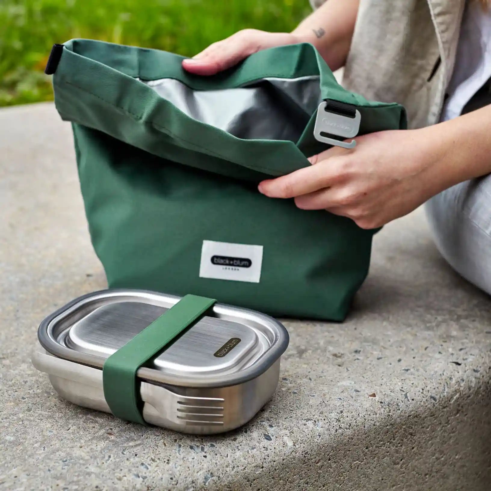 Lunch bag-Sac isotherme-6,7L-Vert-Black + Blum_2