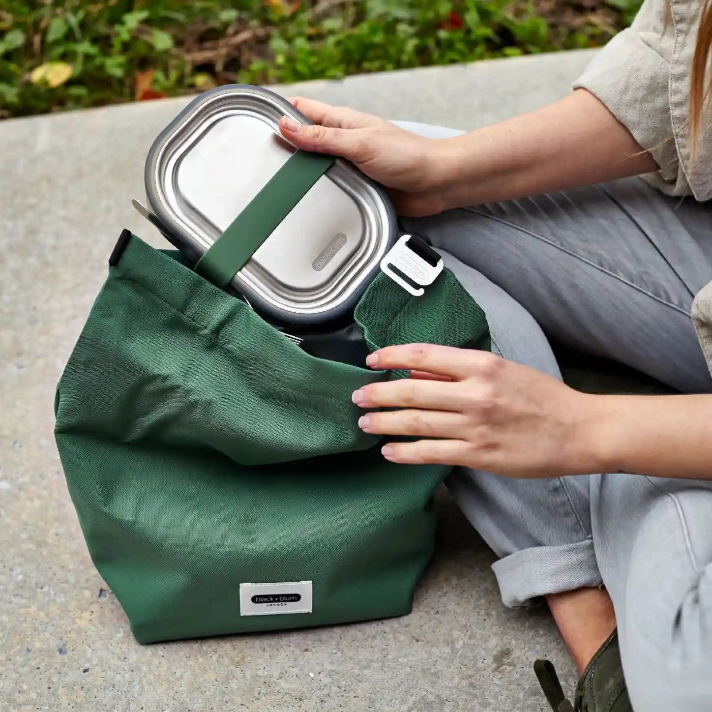 Lunch bag-Sac isotherme-6,7L-Vert-Black + Blum_5