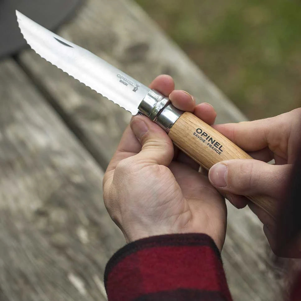 Couteau pliant-N°12 cranté-bois-OPINEL_6