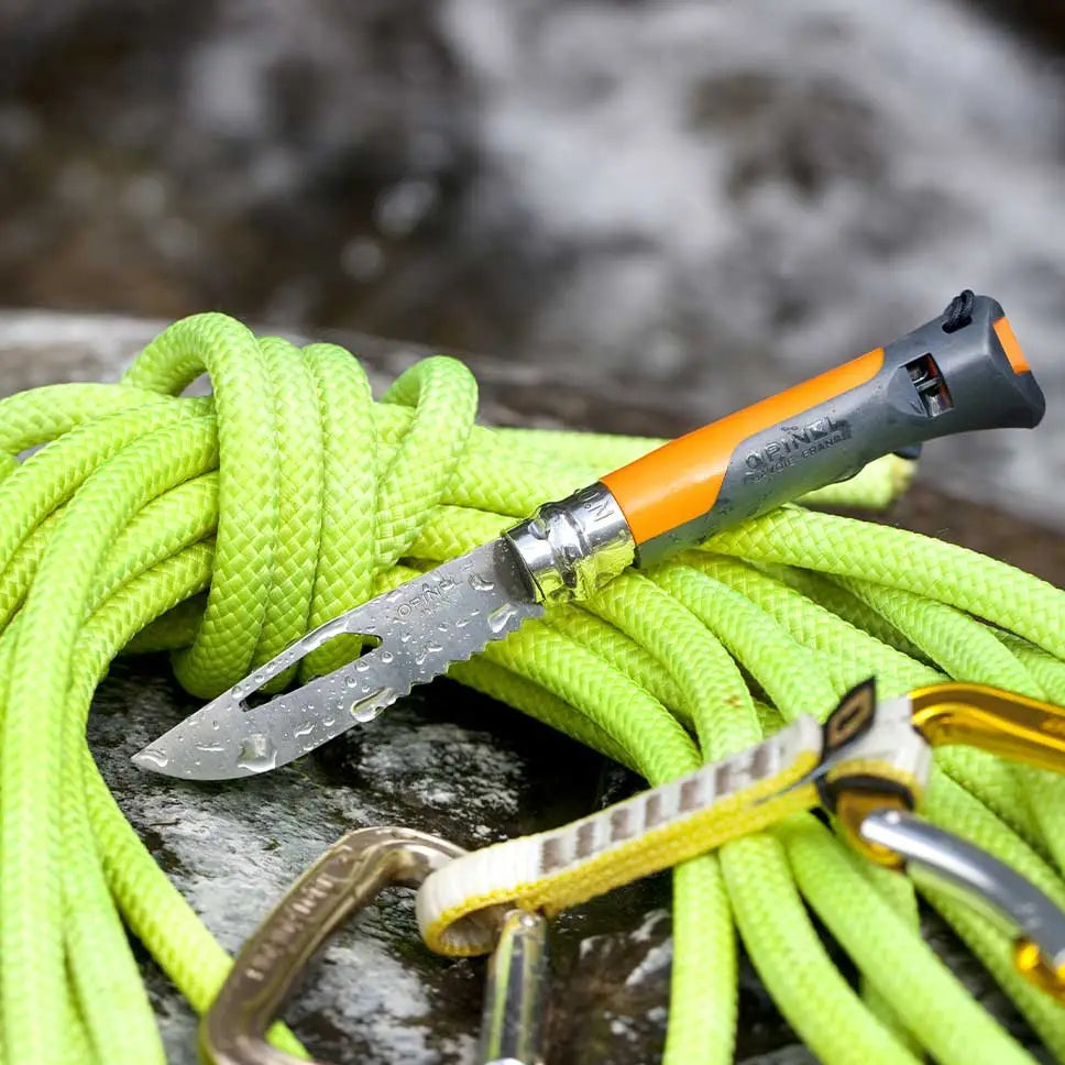 Couteau multifonctions-N°08 Outdoor-orange et gris-OPINEL_5