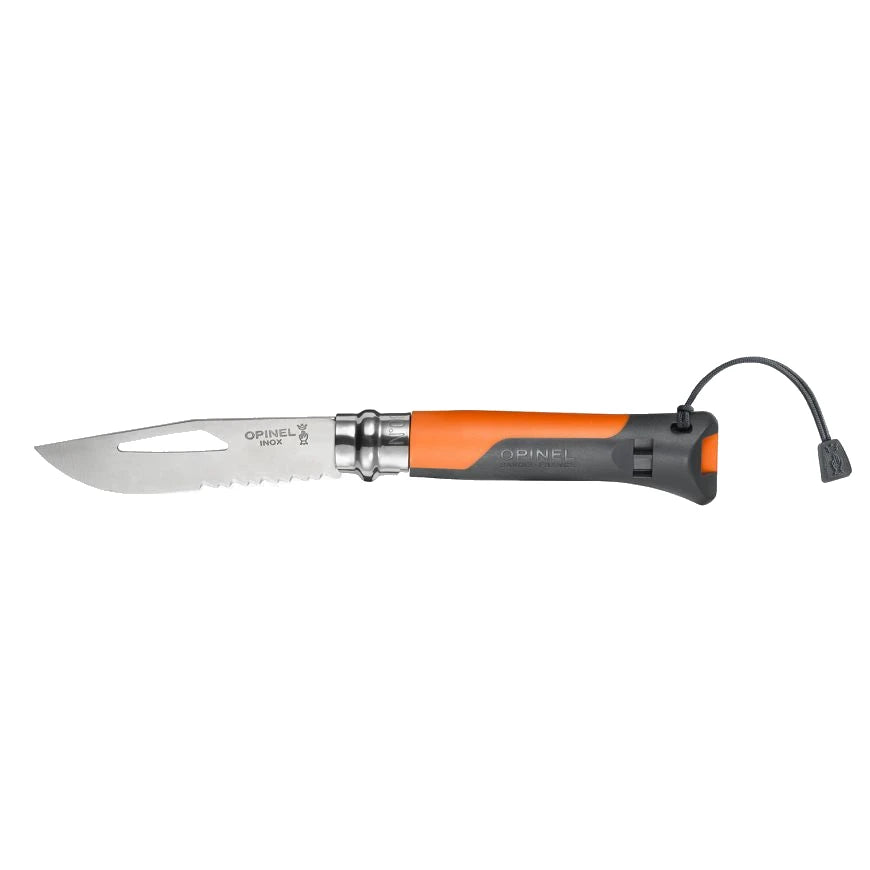 Couteau multifonctions-N°08 Outdoor-orange et gris-OPINEL