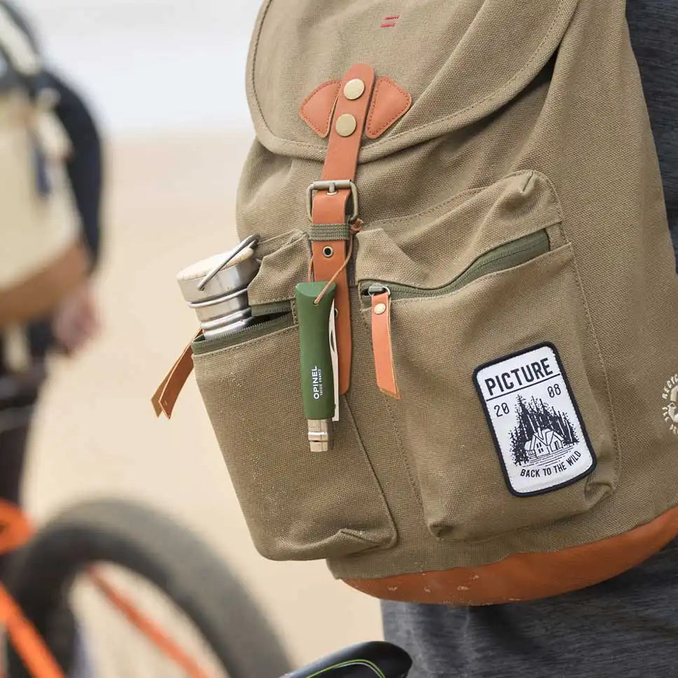 Couteau pliant-N°08 Baroudeur-vert-OPINEL_2