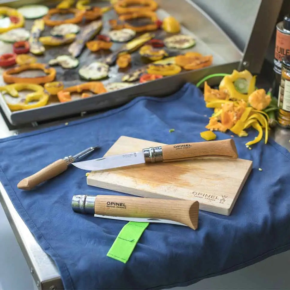 Kit Cuisine Nomade-3 couteaux-1 planche à découper-1 linge 3in1-OPINEL_7