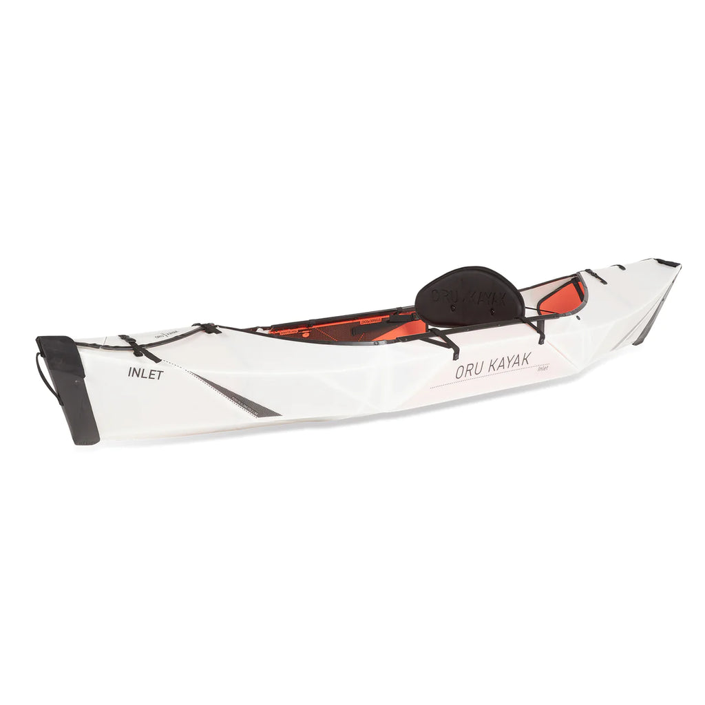 Kayak pliable-Inlet-1 personne-blanc et orange-ORU KAYAK