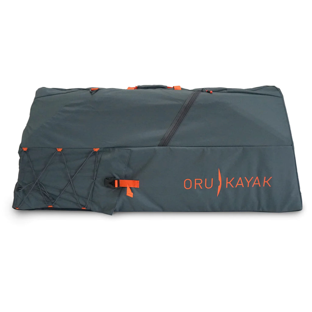Sac de rangement-Kayak Lake ou Inlet-nylon-gris et orange-ORU KAYAK