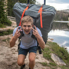 Sac de rangement-Kayak Beach LT ou Bay ST ou Coast XT-nylon-gris et orange-ORU KAYAK_5