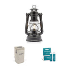 Pack_Lampe Tempête LED Baby Special 276_Noir_Piles_Sac_FEUERHAND