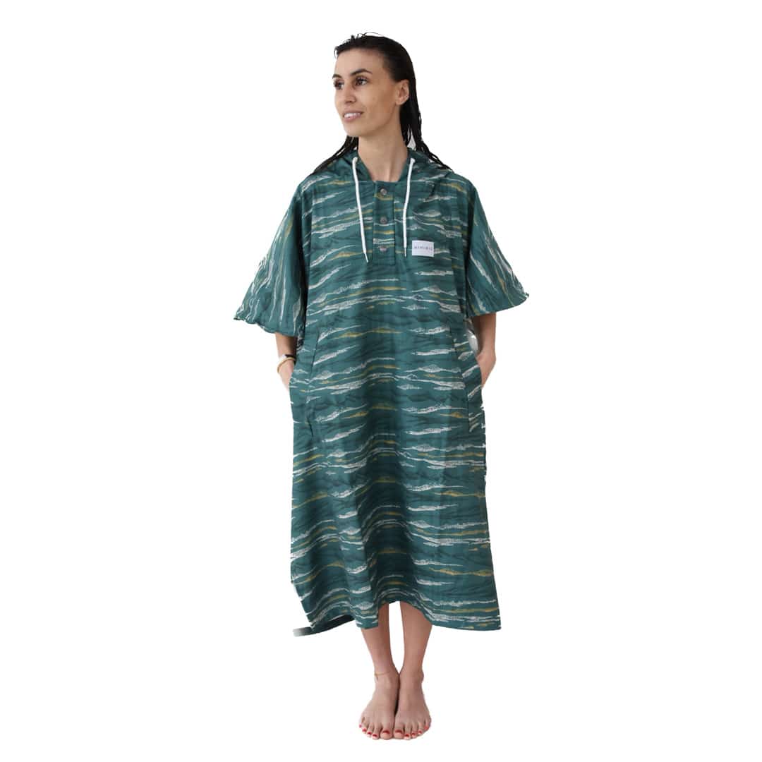 Poncho en microfibre-Ushuaia-Vert-Large